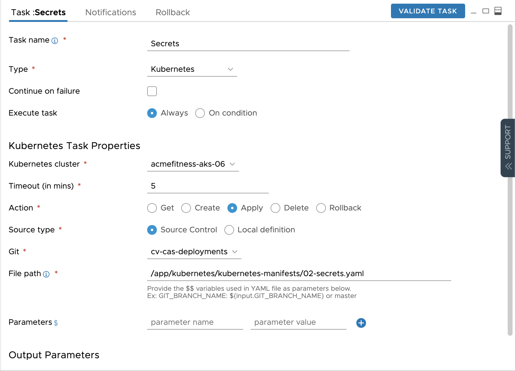 Kubernetes Task